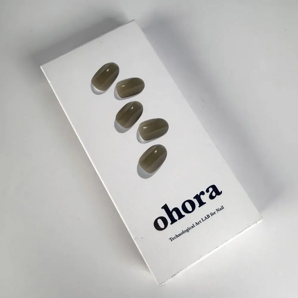 Ohora N Ash Olive Semi Cured Gel Nail Polish Strips ND-461